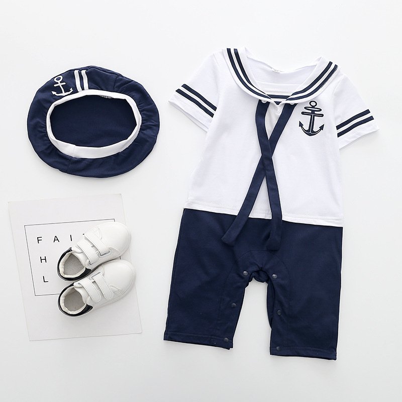 Summer baby rompers with hats newborn jumpsuits rompers babies cotton short rompers Halloween
