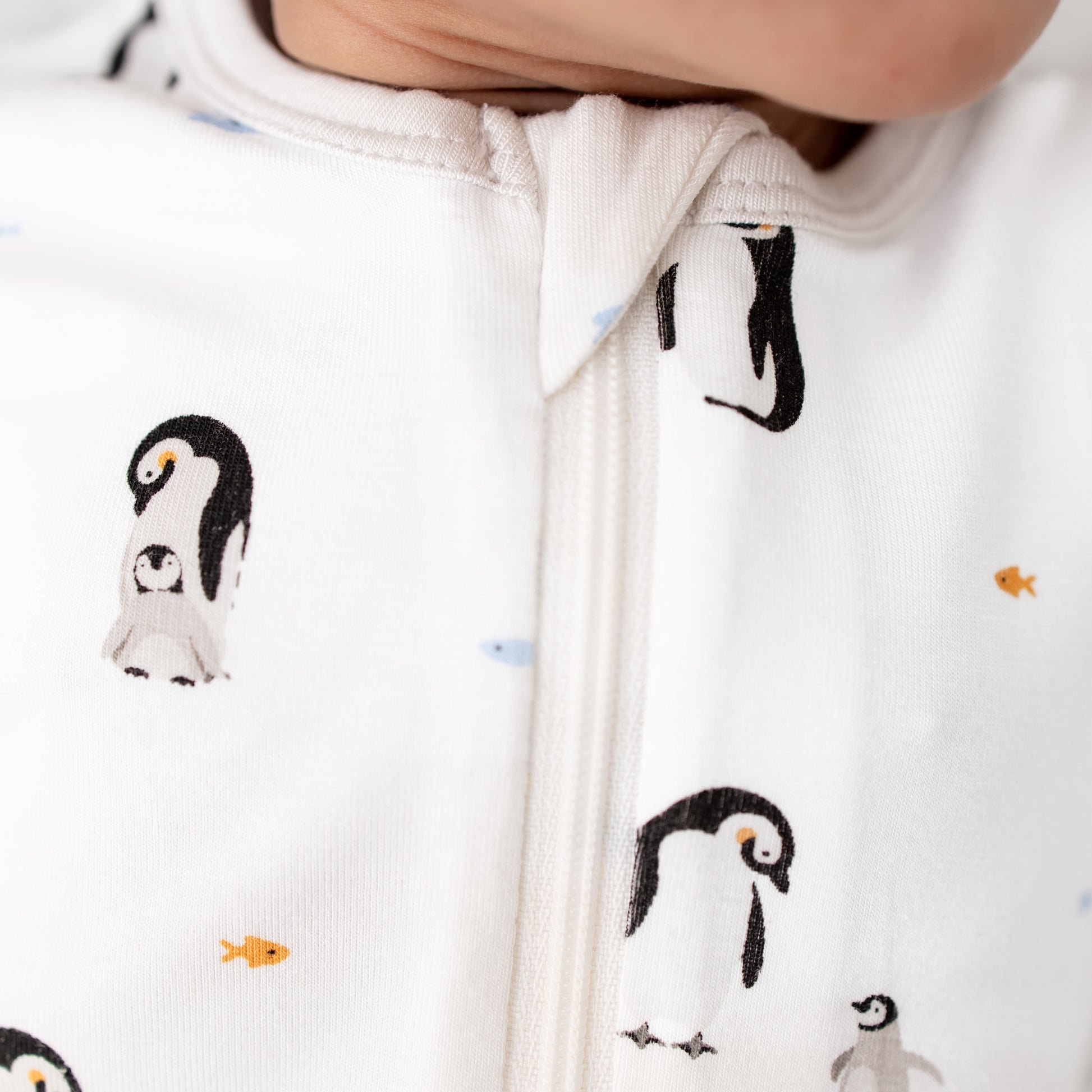 Factory Wholesale digital printing Cotton Newborn Knitting Winter Baby Rompers, Bodysuit organic cotton two-way zipper pajamas