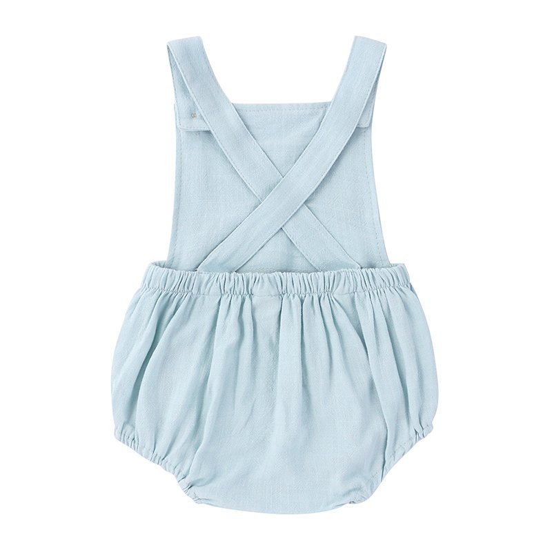 customize summer newborn baby girl romper suspender clothes linen cotton baby romper wholesale cute baby clothes girls clothing