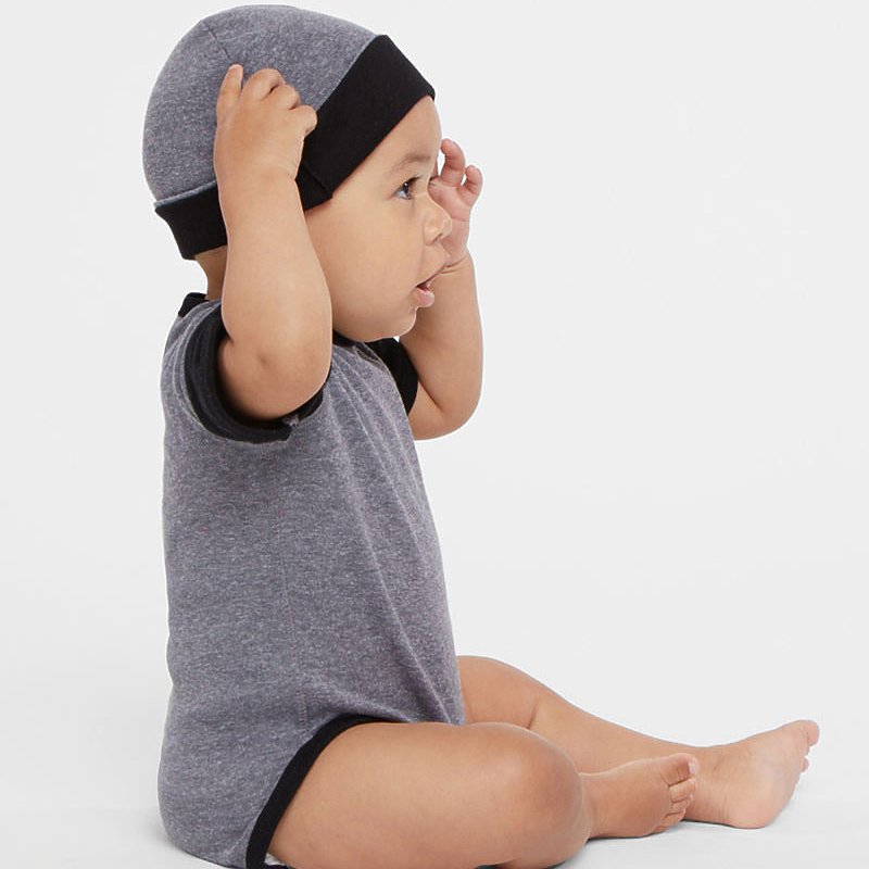 Rabbit Skins 4400 Infant Baby Rib Bodysuit Breathable Newborn Infant Unisex Baby Boy Girl Romper 0-2 Year Old Summer Bodysuit