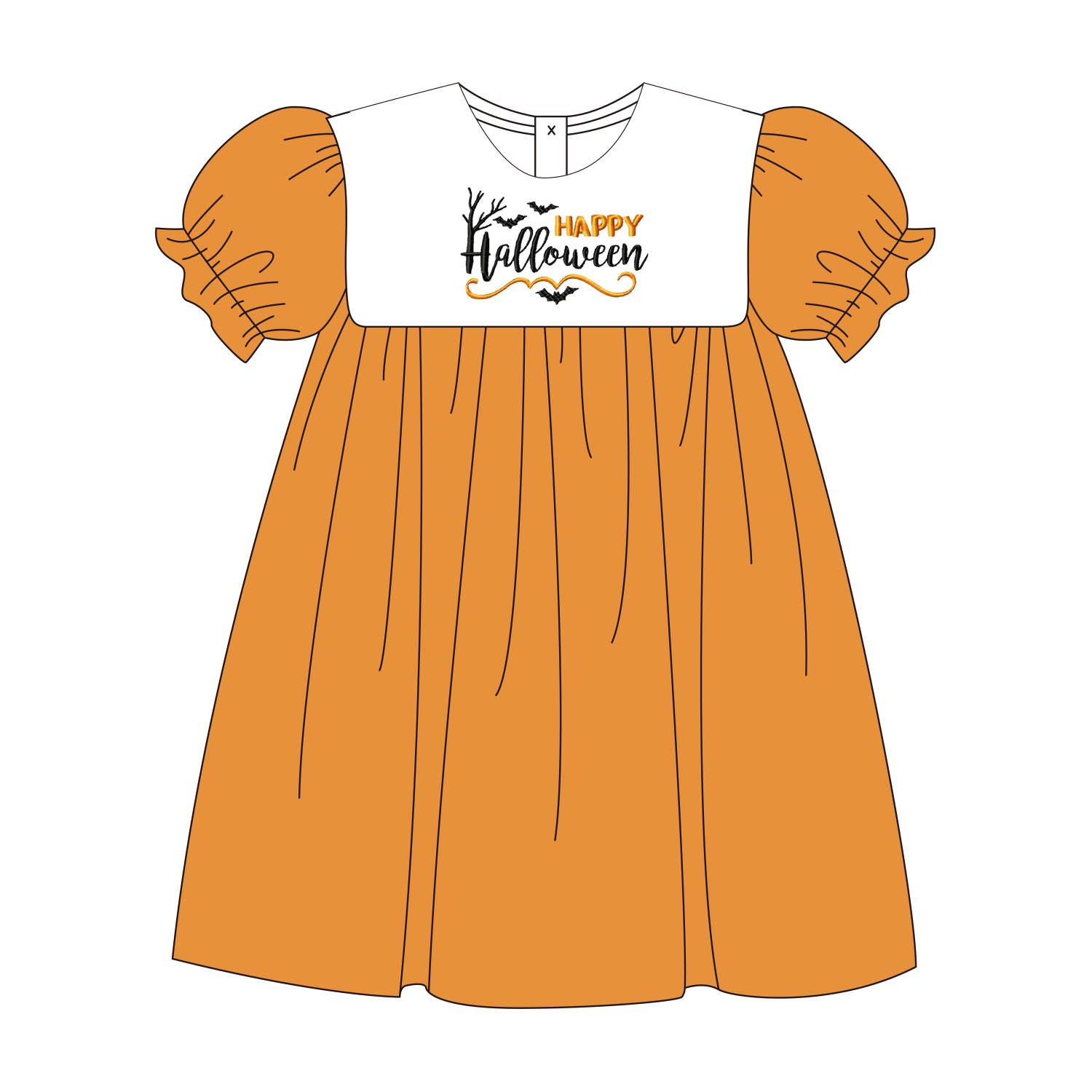 High Quality Halloween Custom Applique Design Boutique Casual Baby Boy Bubble Romper