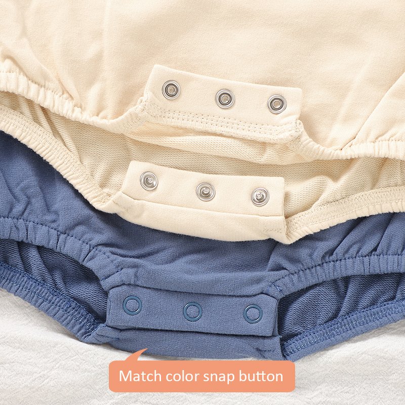Wholesale Full Sleeve Baby Bubble Romper Baby Outfit 100% Organic Cotton Baby Onesie Infant Clothing