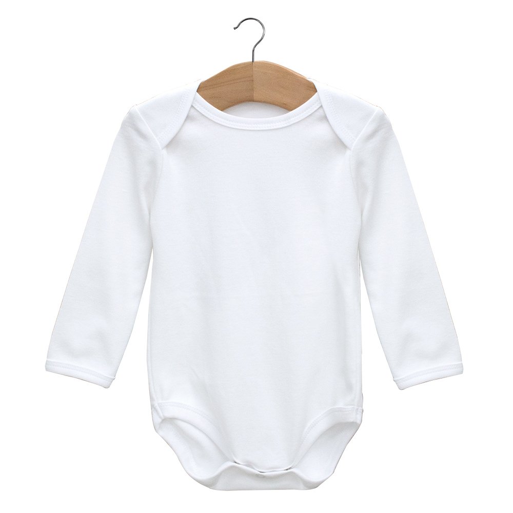 Wholesale Plain color Organic Cotton long Sleeve Baby Knitted Bodysuit Romper Newborn infant onesie
