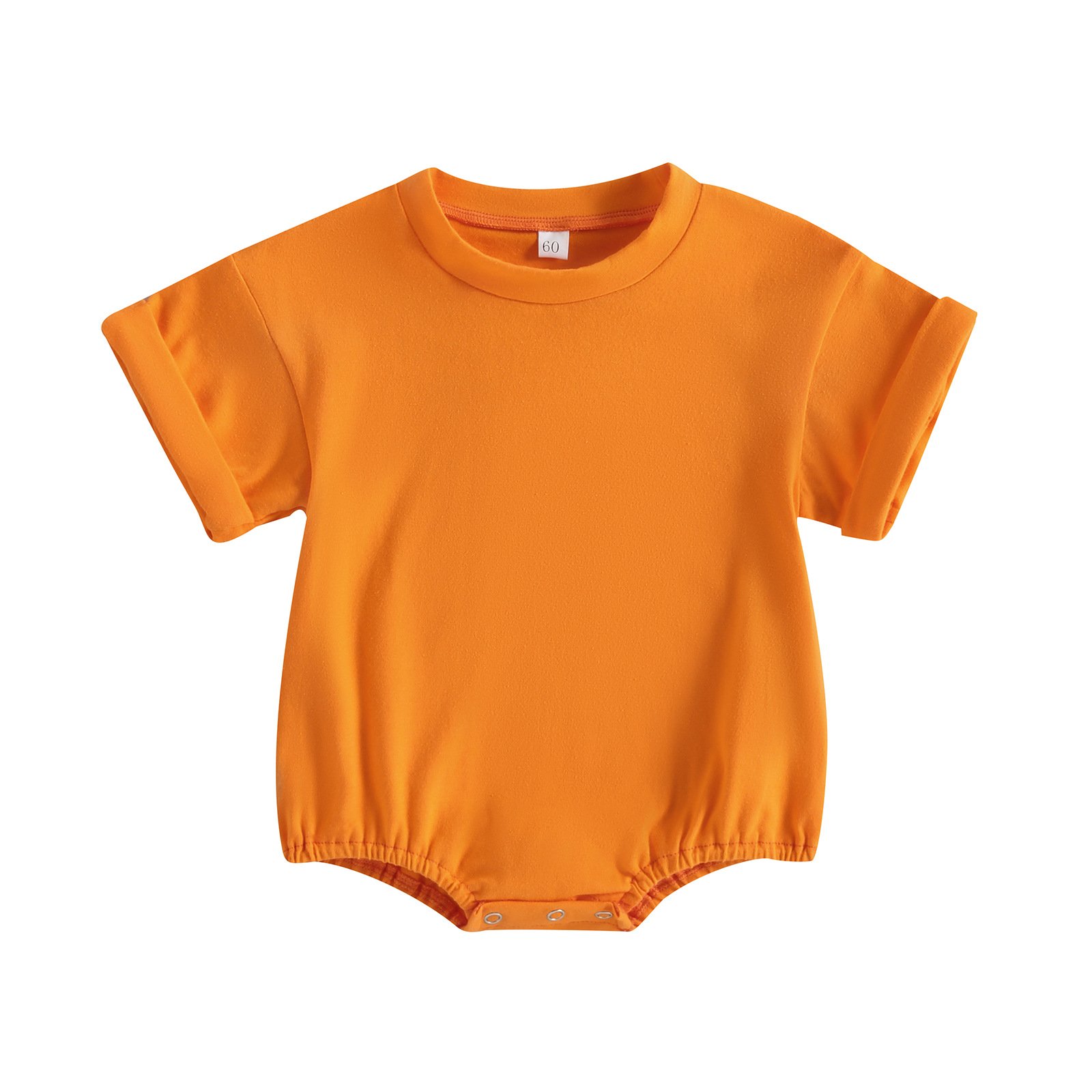 High Quality Summer Season Short Sleeve Snap Button Baby Romper Wholesale Blank Clothes Baby Bubble Romper