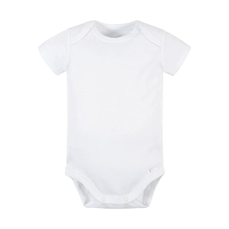 Wholesale OEM service baby romper 100% cotton white baby bodysuit summer babi romper newborn solid romper set