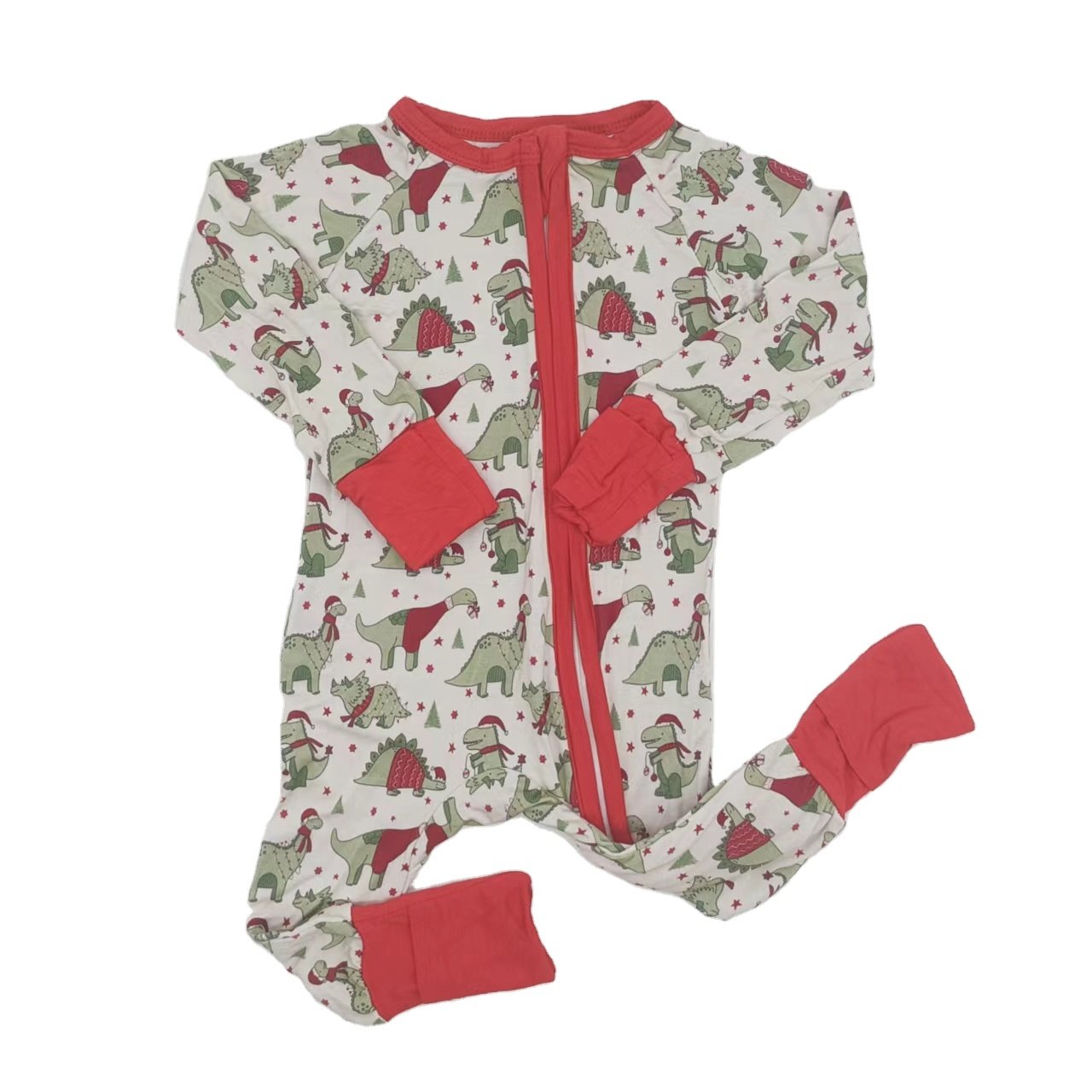 New arrival custom high quality Viscose Footie Bamboo organic Zipper Romper newborn baby rompers