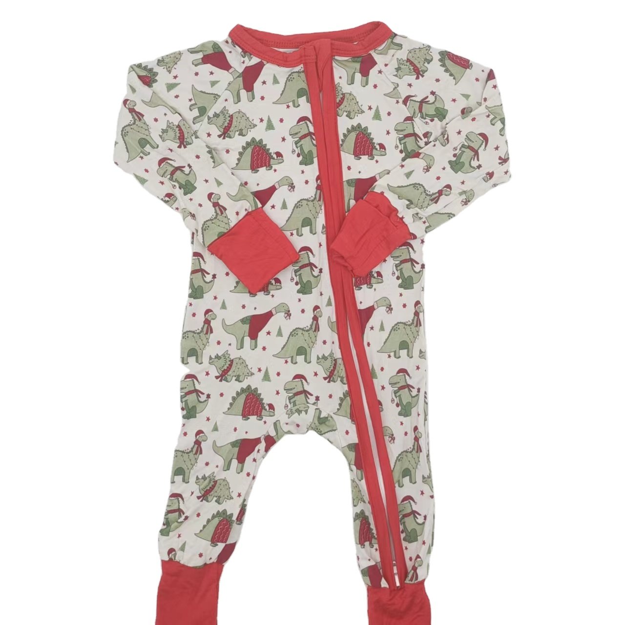 New arrival custom high quality Viscose Footie Bamboo organic Zipper Romper newborn baby rompers