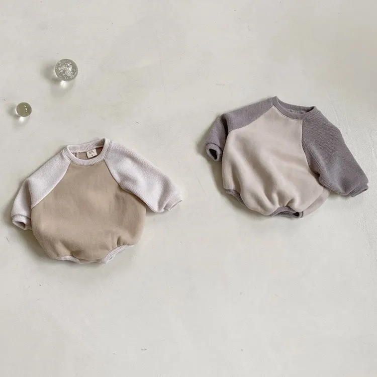 0-24m Newborn Infant Toddler Girl Boy Casual Sweatshirt Long Sleeve Basic Cotton Bodysuit Baby Oversize Rompers