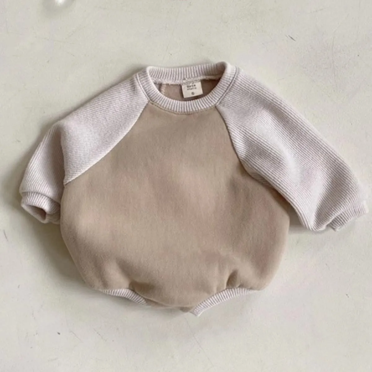 0-24m Newborn Infant Toddler Girl Boy Casual Sweatshirt Long Sleeve Basic Cotton Bodysuit Baby Oversize Rompers
