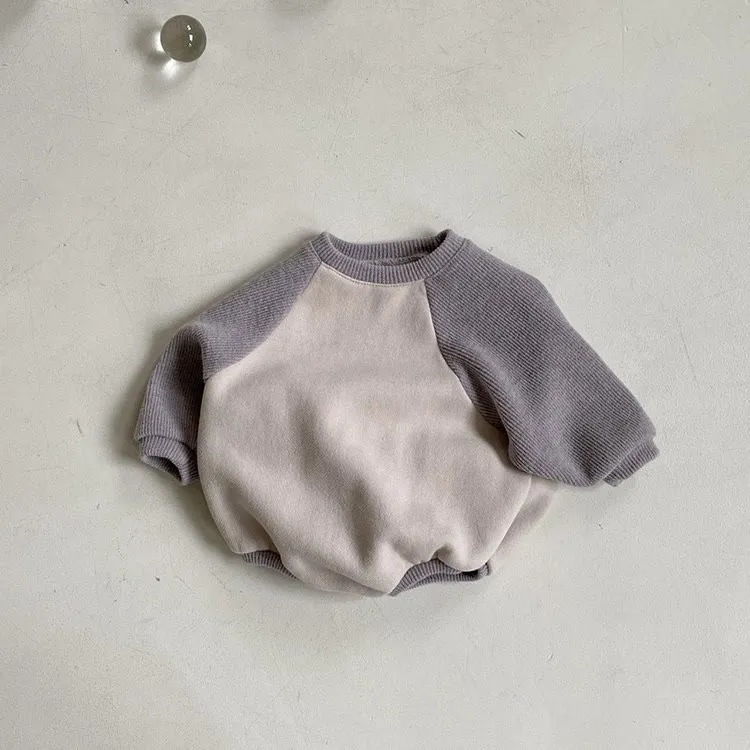 0-24m Newborn Infant Toddler Girl Boy Casual Sweatshirt Long Sleeve Basic Cotton Bodysuit Baby Oversize Rompers