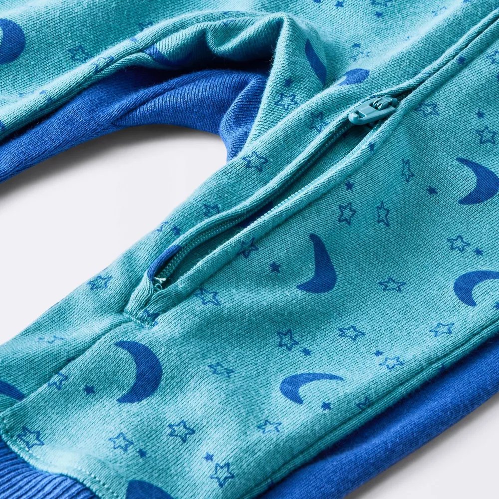 Wholesale 2PK Baby Boys Blue Rompers Made from 100% Organic Cotton Home Sleepwear Boys Pajamas 2024 New Arrival