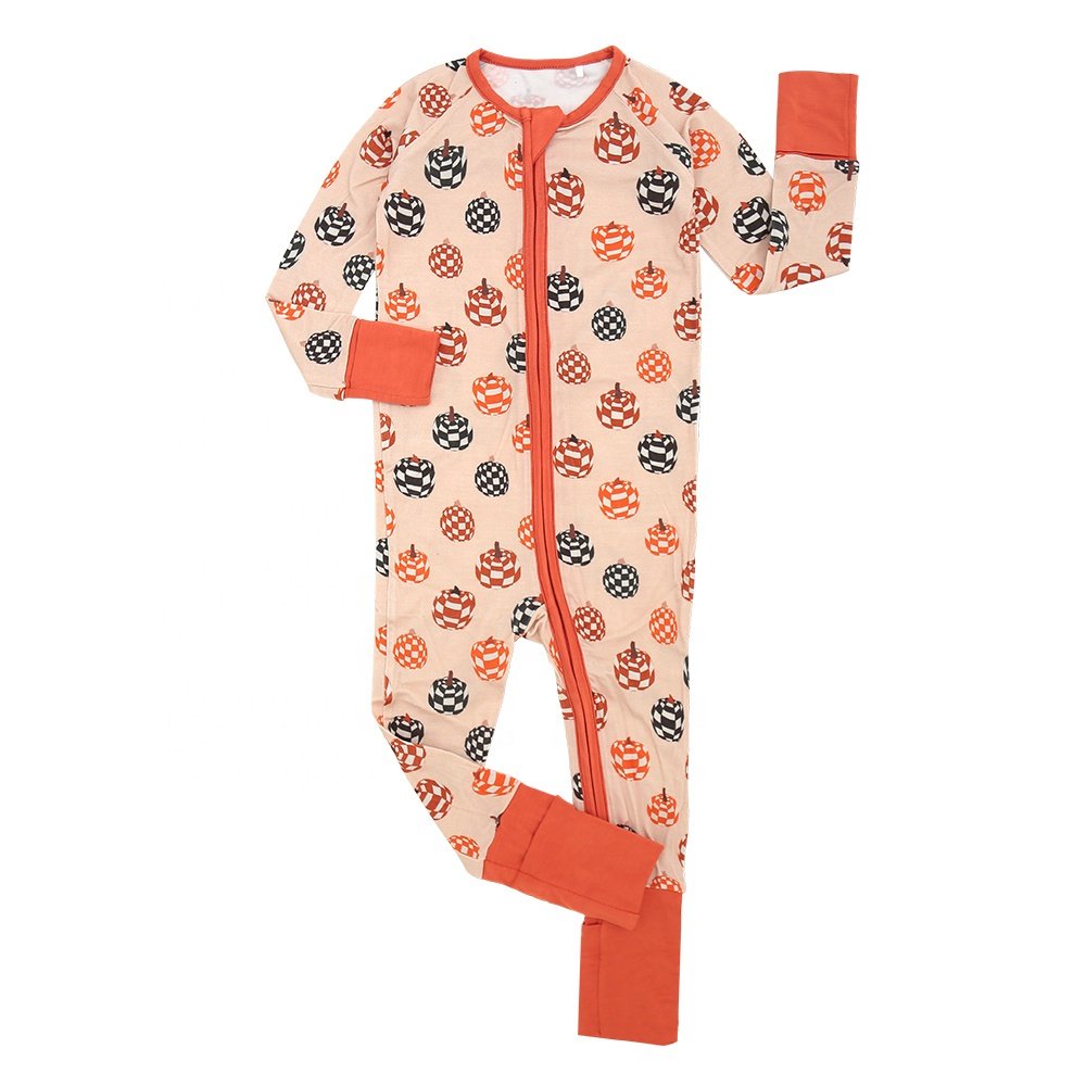 Hot Sale New Arrival Knitted Bamboo Fabric Breathable Beautiful Patterns Spring Season Rompers for Babies Baby rompers