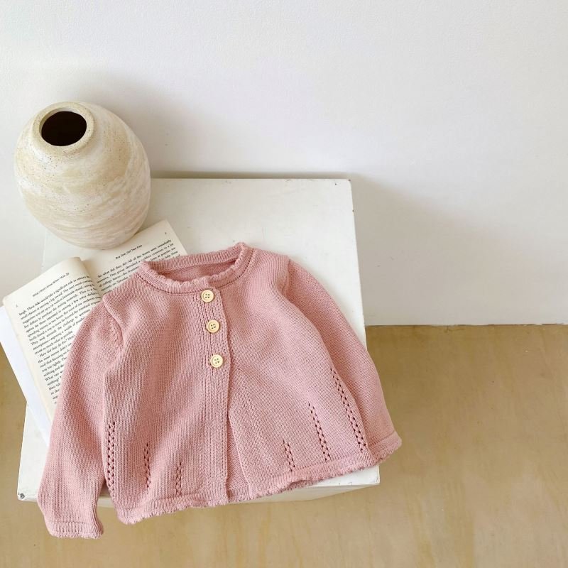 Engepapa Custom Logo Autumn Newborn Baby Boy Knit Sweater Cardigan Infant Knitted Sweater Coat Kids Girl Solid Color Top