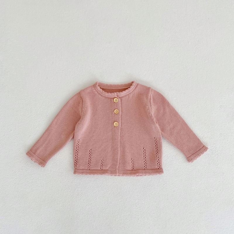 Engepapa Custom Logo Autumn Newborn Baby Boy Knit Sweater Cardigan Infant Knitted Sweater Coat Kids Girl Solid Color Top