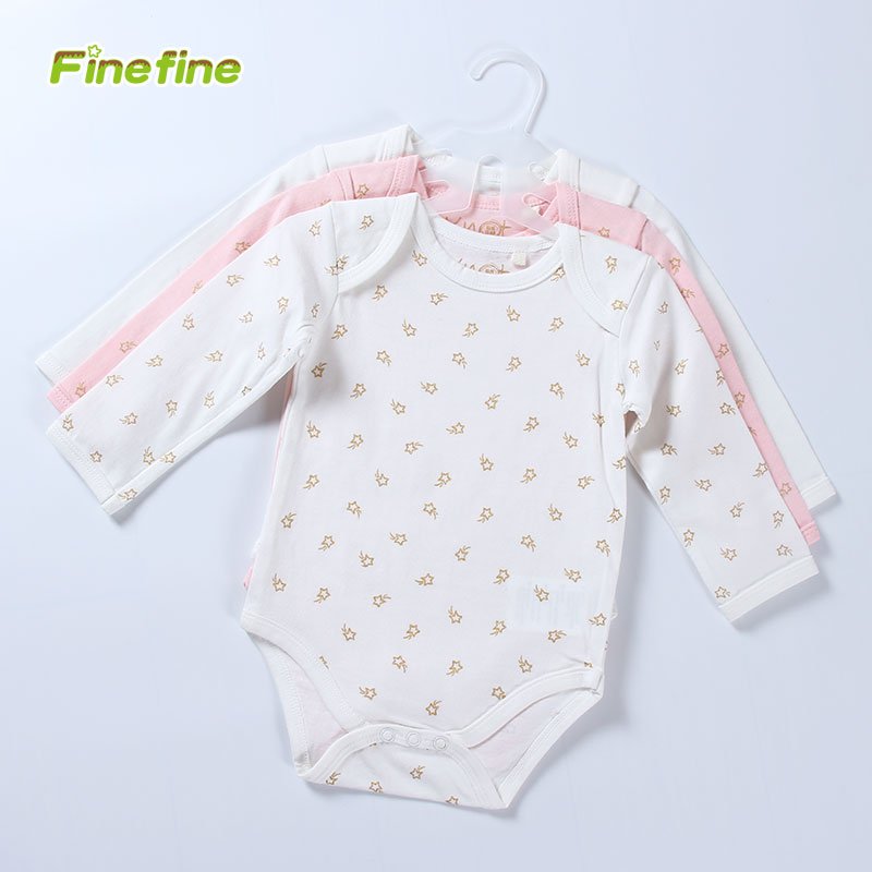 Summer Fashion Baby Children Clothes Long Sleeve Cotton Baby Girl Rompers
