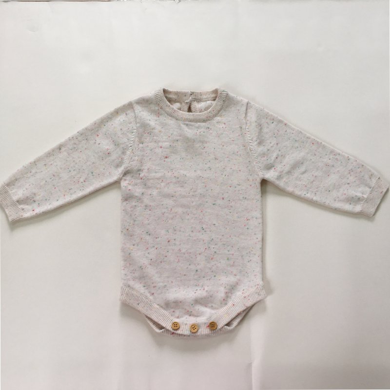 Unisex 100% Cotton Newborn Clothes long sleeve Sweater Knitted Baby Winter Romper
