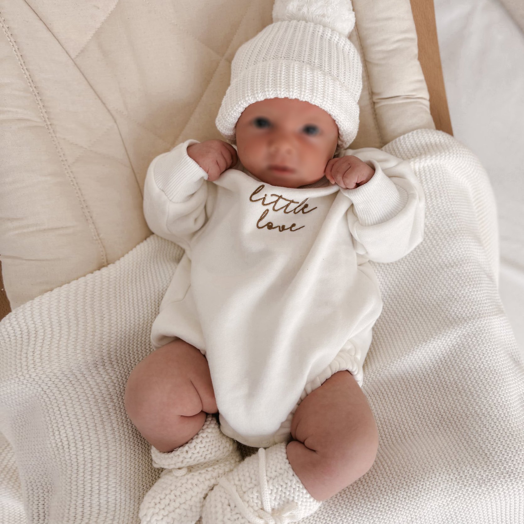Embroidery Cotton Newborn Infant Toddler Girl Boy Casual Sweatshirt Long Sleeve Basic Bodysuit Baby Oversize Rompers