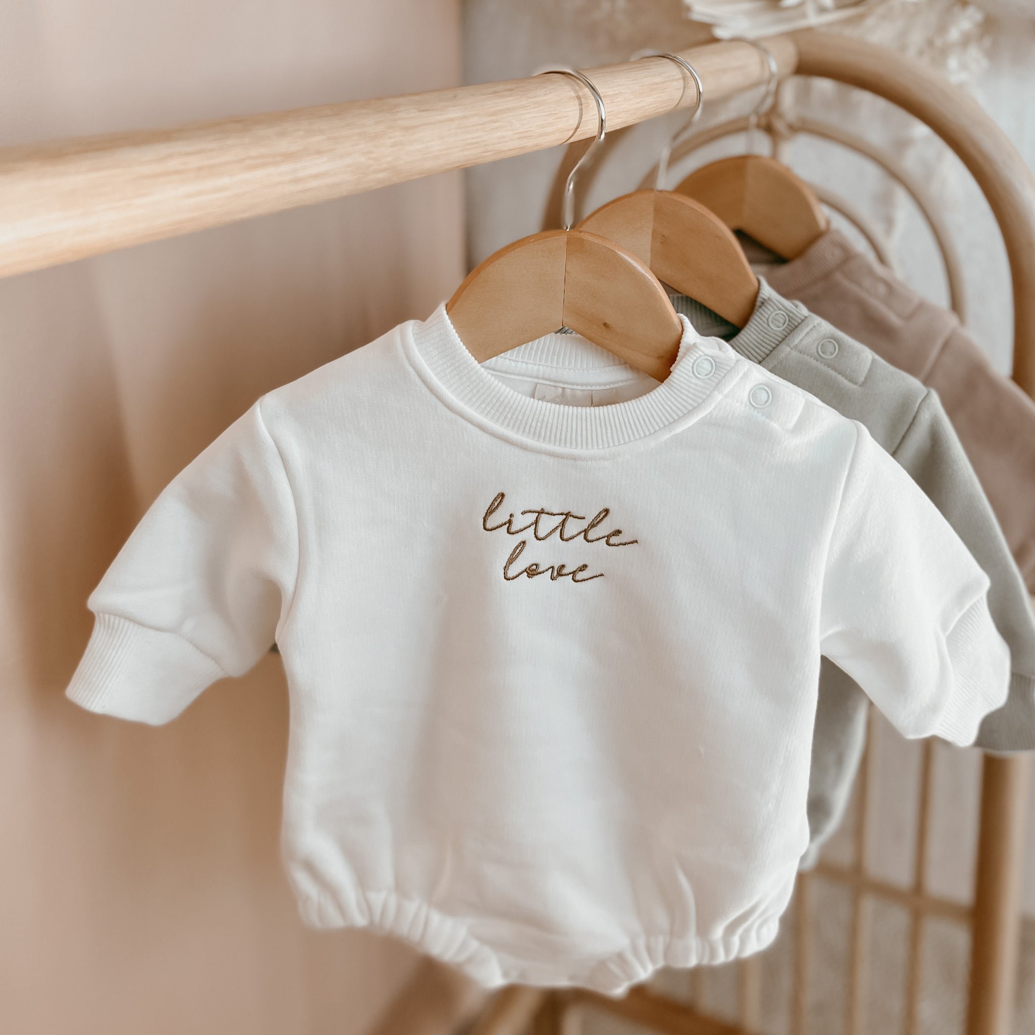 Embroidery Cotton Newborn Infant Toddler Girl Boy Casual Sweatshirt Long Sleeve Basic Bodysuit Baby Oversize Rompers