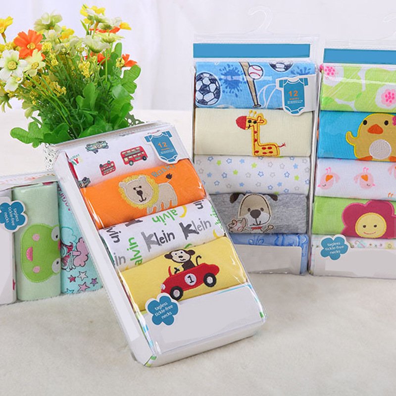 Wholesale Baby Clothes Printed and Sleeve Newborn Infant Romper Bodysuit And Towel Gift clothing Set onesie baby clothes