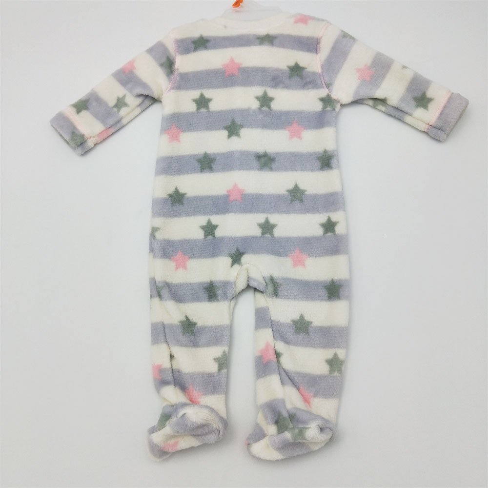 Wholesale Plush Fleece Baby Coveralls Romper with Zipper