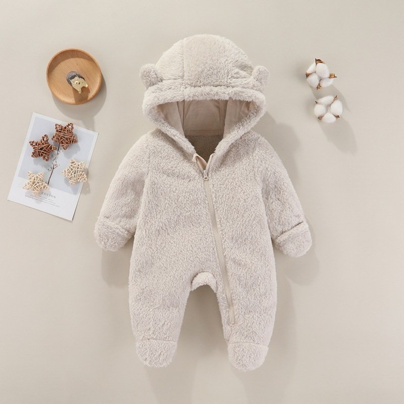 wholesale Winter Baby Boys Clothes Warm Baby Girls romper Animal Baby Jumpsuit