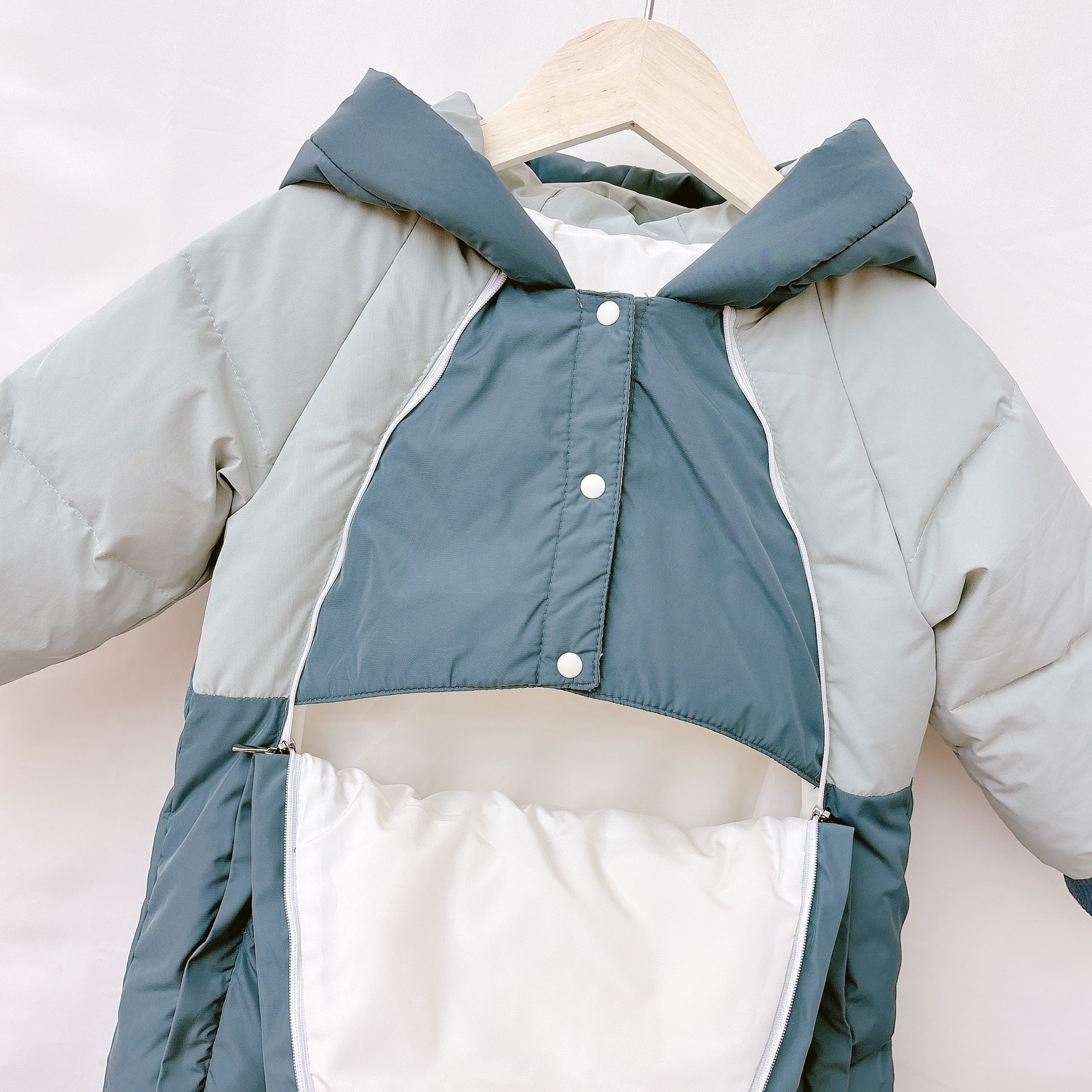 Baby Boy dog Down Jumpsuit waterproof windproof blue down romper children down jacket winter baby rompers down coat child