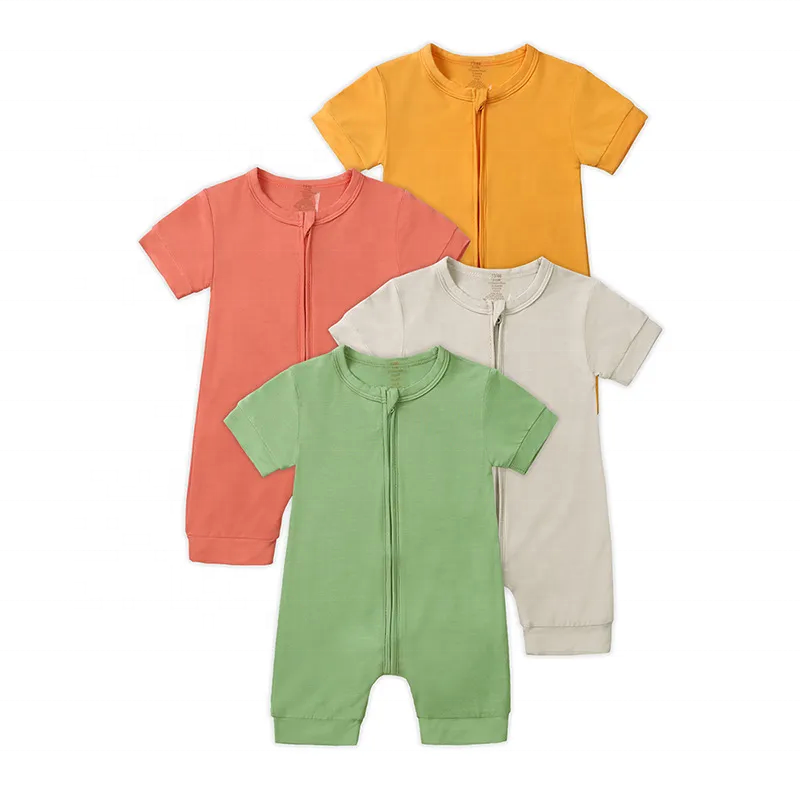 Factory Wholesales Baby Romper New Born Short Sleeve Baby Jumpsuit Cute Design Pattern Romper