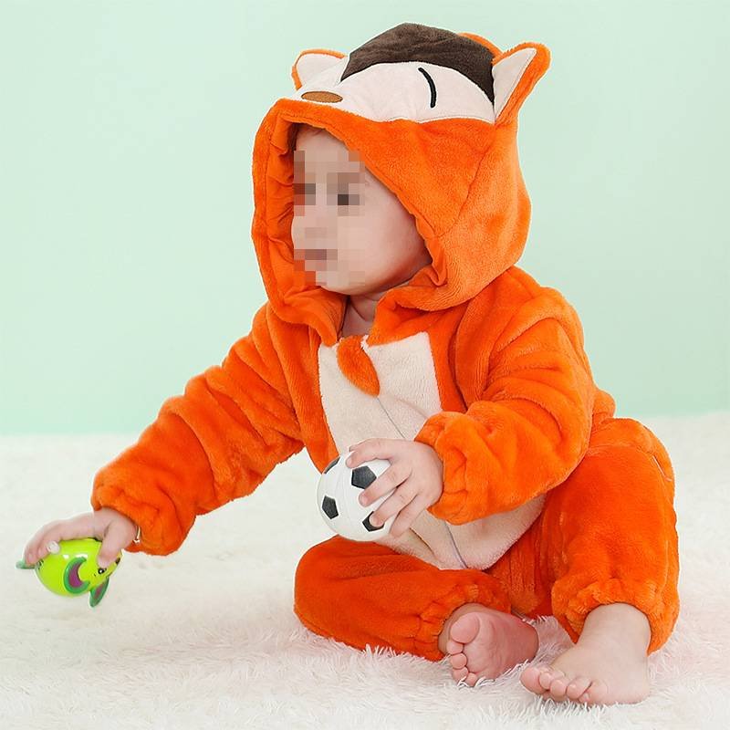 Baby Rompers Winter Lion Costume For Girls Boys Toddler Animal Jumpsuit Infant Clothes pajamas Kids Overalls ropa bebes
