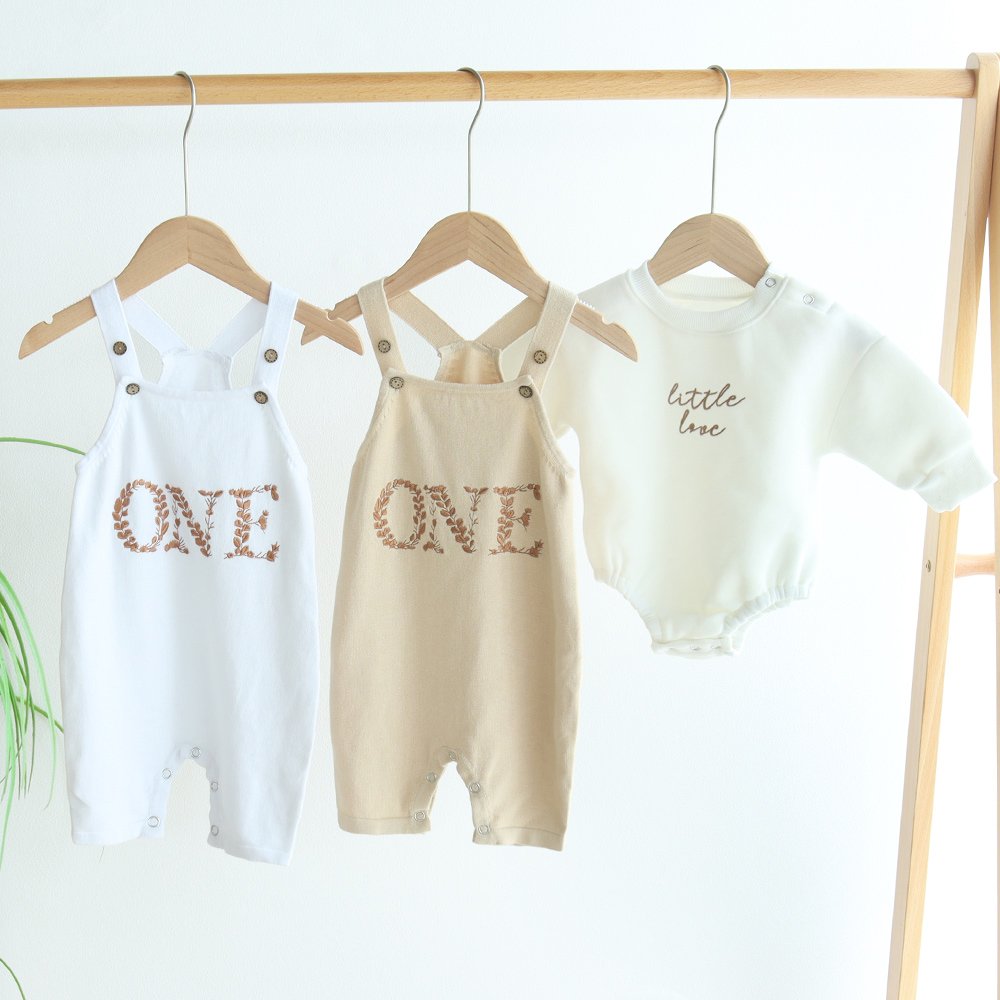100%cotton organic cotton newborn baby romper jumpsuit baby clothes for all seasons