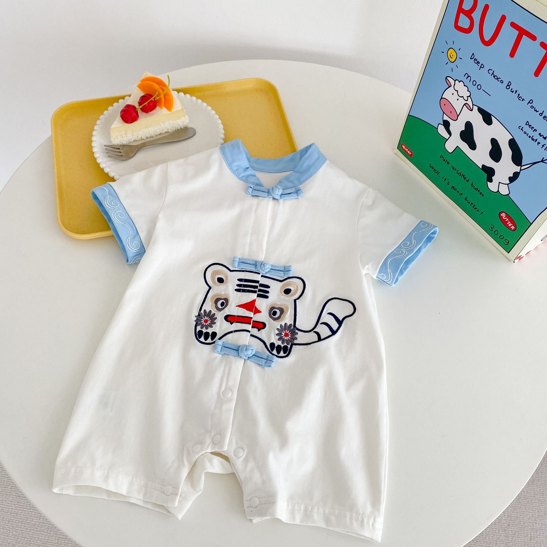 Baby boy clothing sets 1 to 3 years wholesale baby rompers summer short-sleeved romper