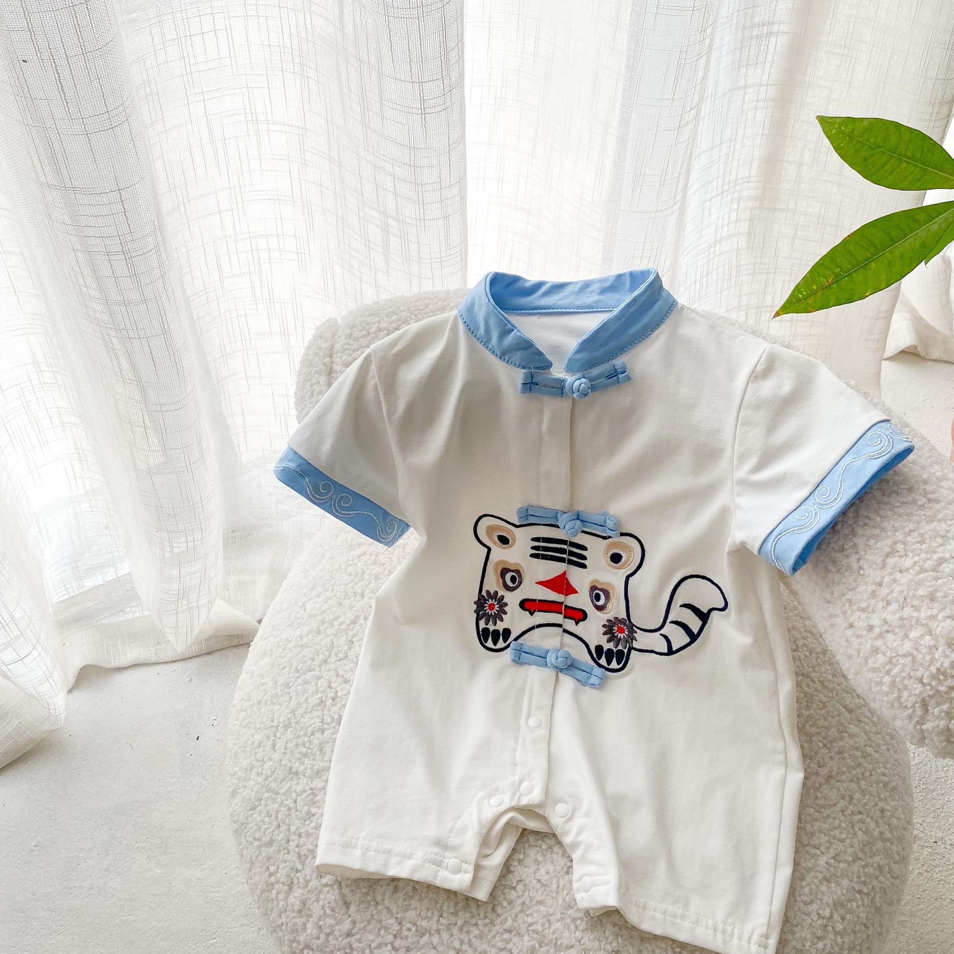 Baby boy clothing sets 1 to 3 years wholesale baby rompers summer short-sleeved romper