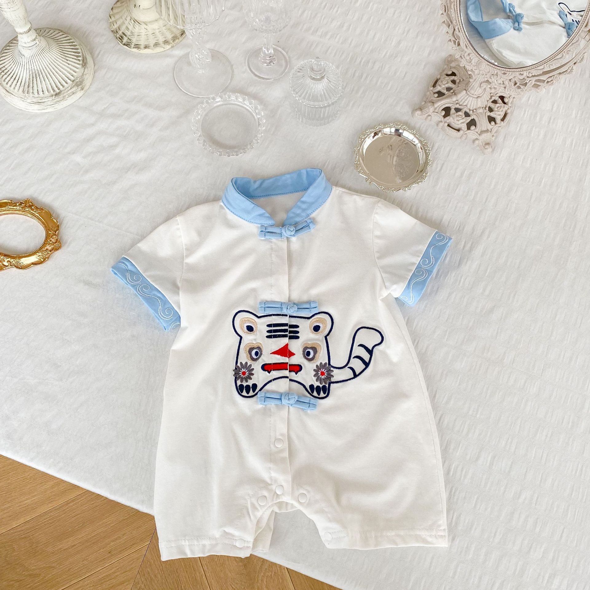 Baby boy clothing sets 1 to 3 years wholesale baby rompers summer short-sleeved romper