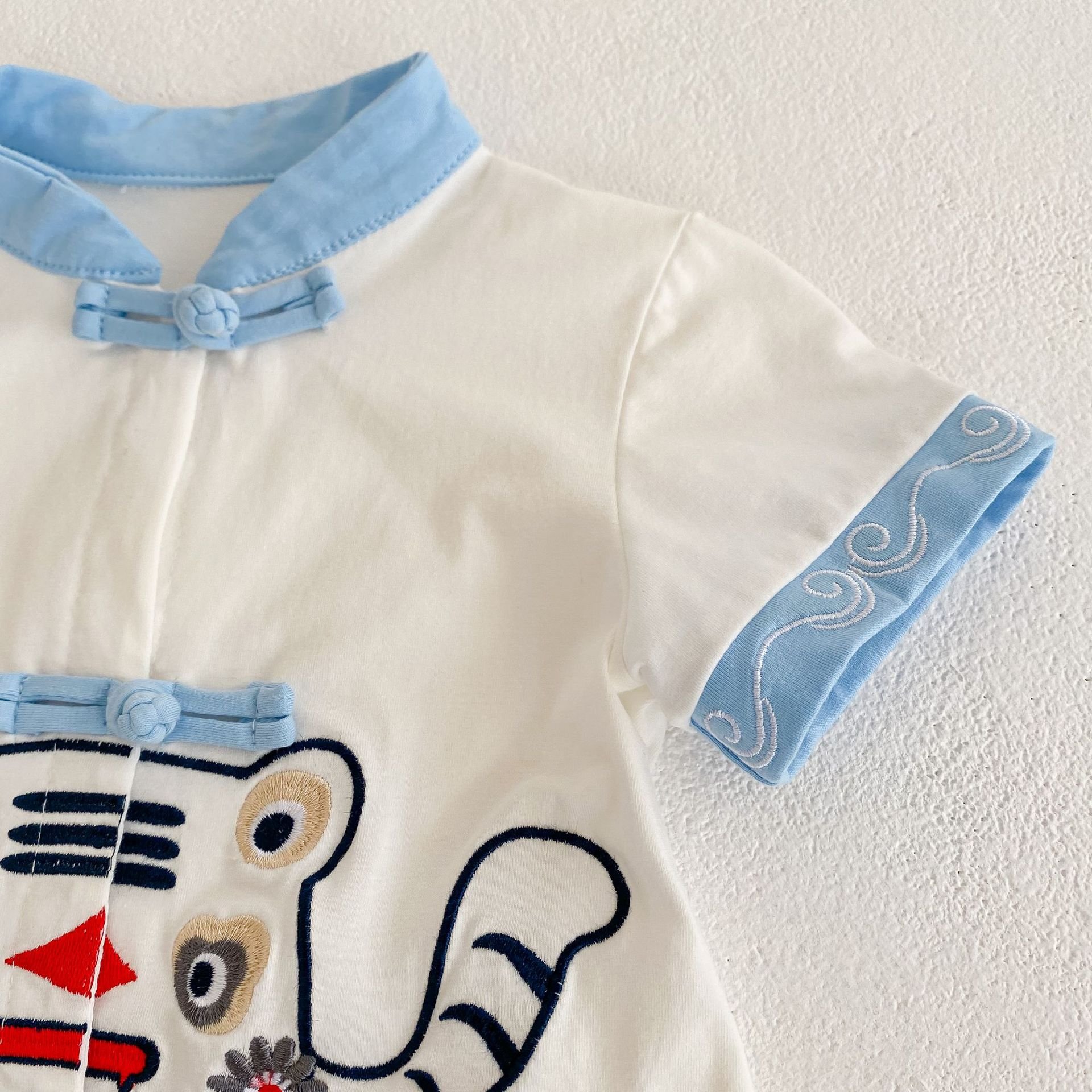 Baby boy clothing sets 1 to 3 years wholesale baby rompers summer short-sleeved romper