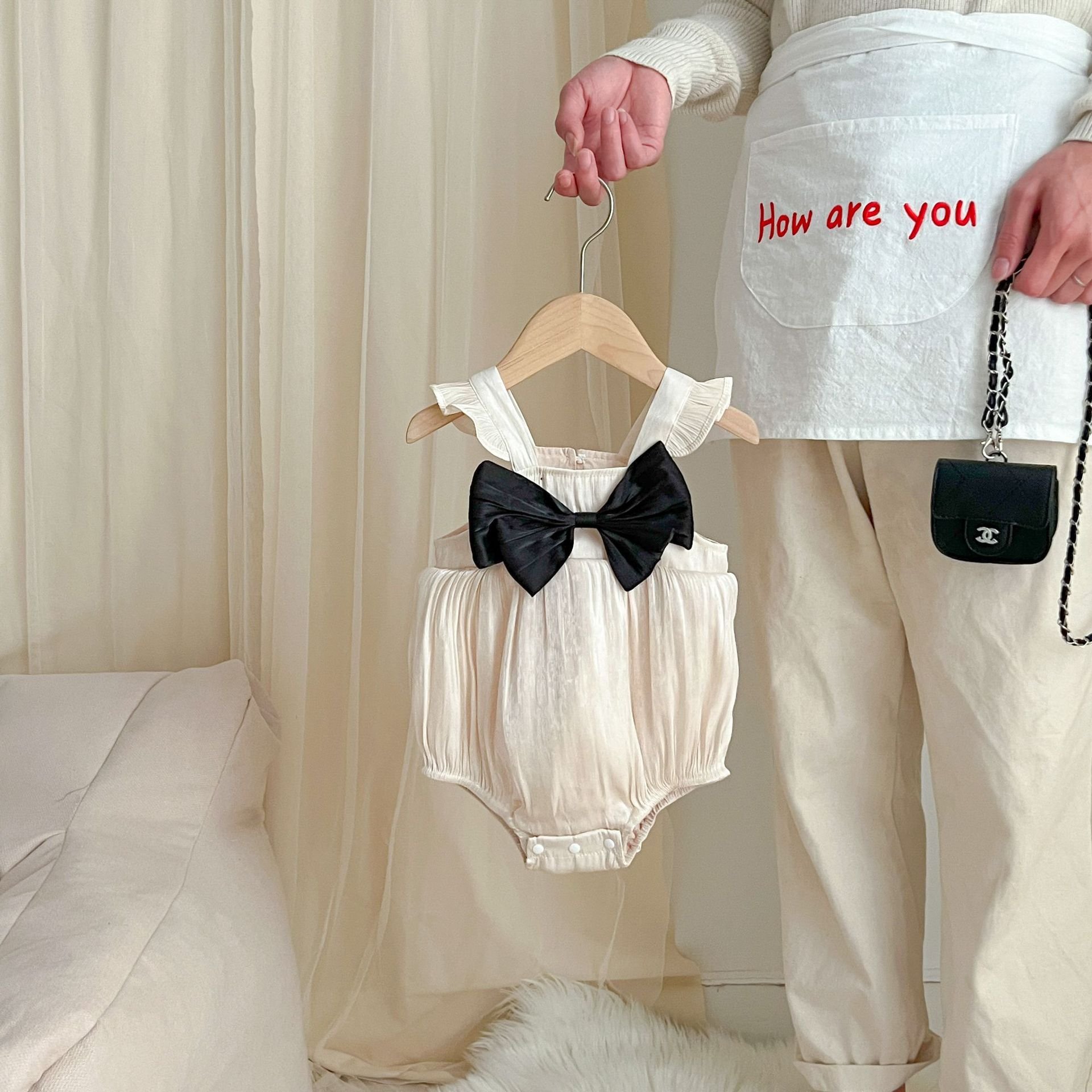 Industry China Wholesale Specifications Competitive Price Baby 0-3 Months Summer Bow Baby Romper