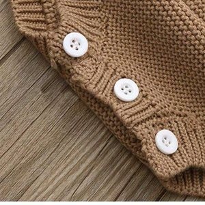 Cotton knitted baby romper overalls oeko tex organic jumpsuit knit baby romper