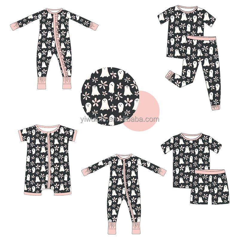 OEM Kids Clothing Pajamas Sleeper Clothes Halloween Boy and Girl Premium Romper Baby Bamboo
