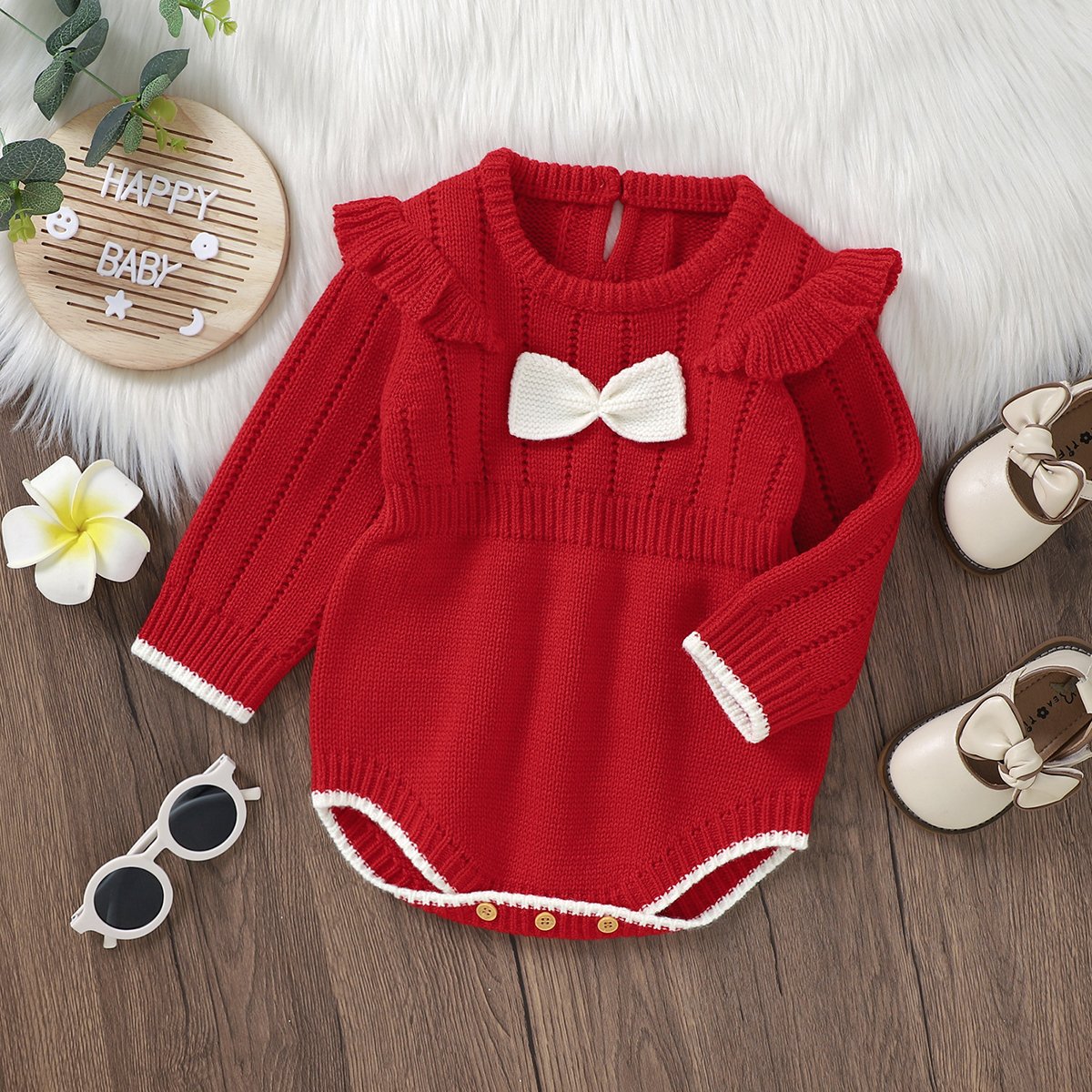 2024 New style mimixiong Halloween Pumpkin Newborn baby knitted rompers jumpsuits babies Rompers sweaters