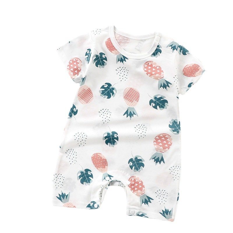 summer bottoming romper baby boneless romper pure cotton air-conditioning clothing