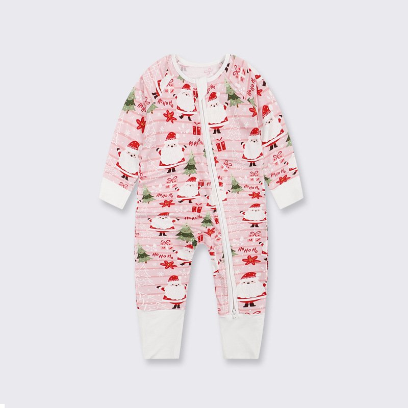 Bamboo Christmas Baby Rompers Onesie Pajamas My First Christmas Baby Bamboo Clothes