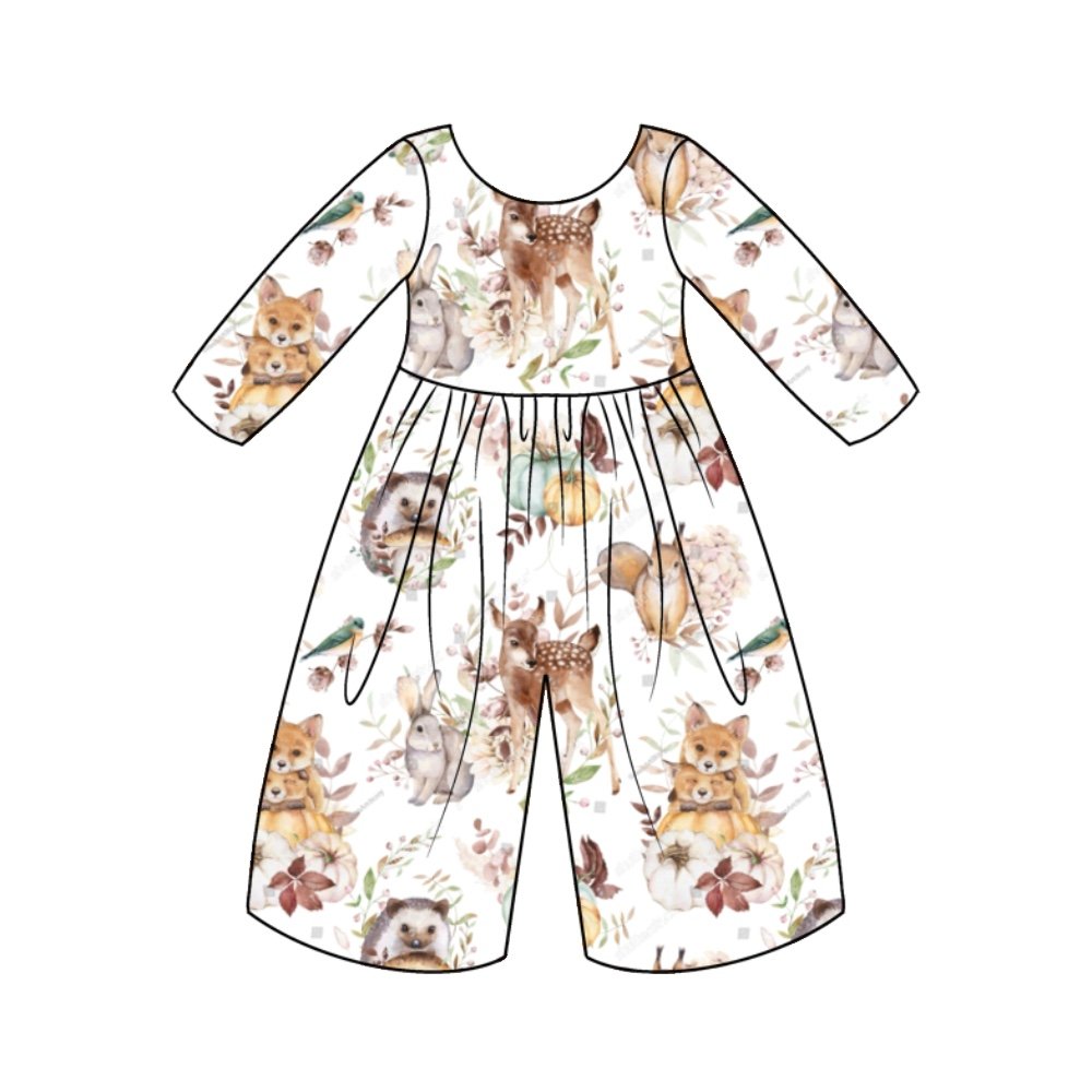 Newborn Fall Rompers Onesies Baby Clothes Short Sleeve Summer Kids Floral Print Baby Knit Jumpsuit