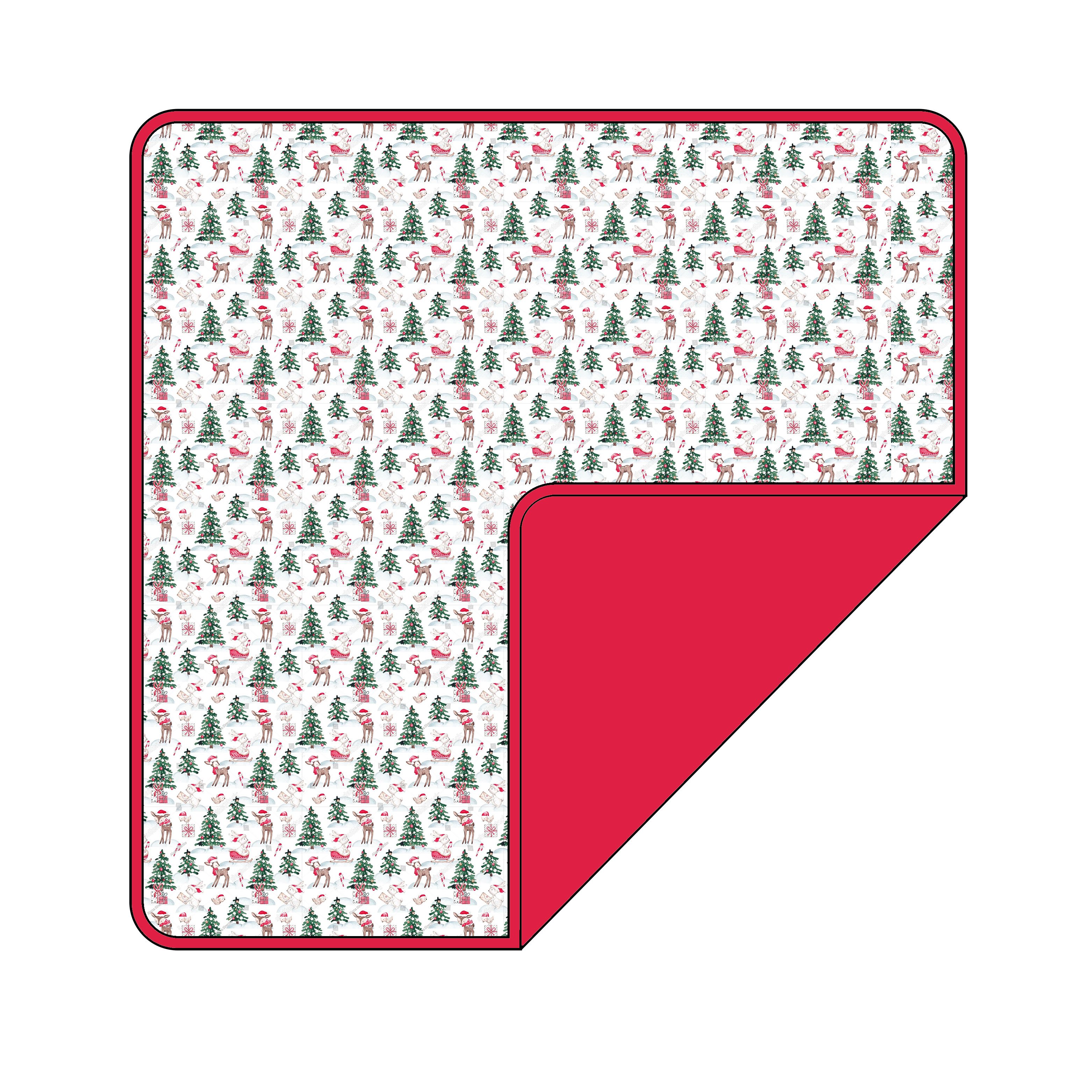 Popular spring custom Christmas trees pattern 95%bamboo 5%spandex quick dry zipper grip baby rompers