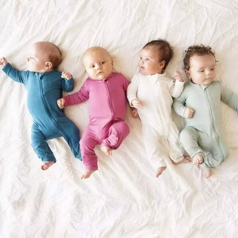 Custom bamboo cotton baby onesie summer thin baby Pajamas sleepwear baby romper