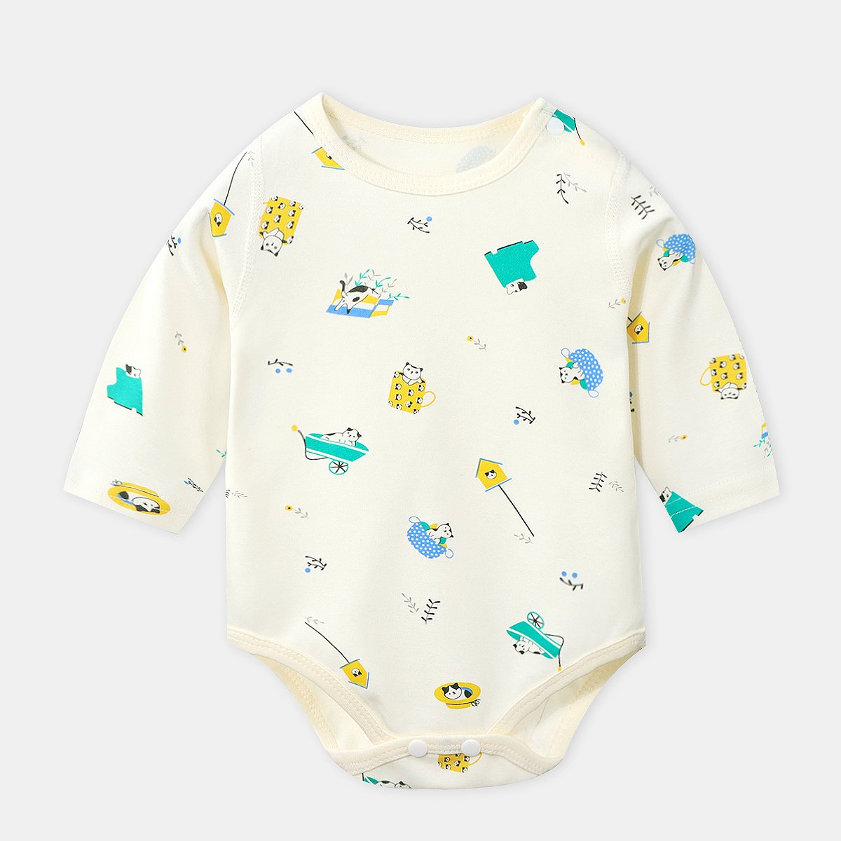 Custom 0-12 month Newborn Baby Clothes Infants Boys' Girls' Wears Clothing Summer Babies Romper Cotton Toddler Jumpsuit