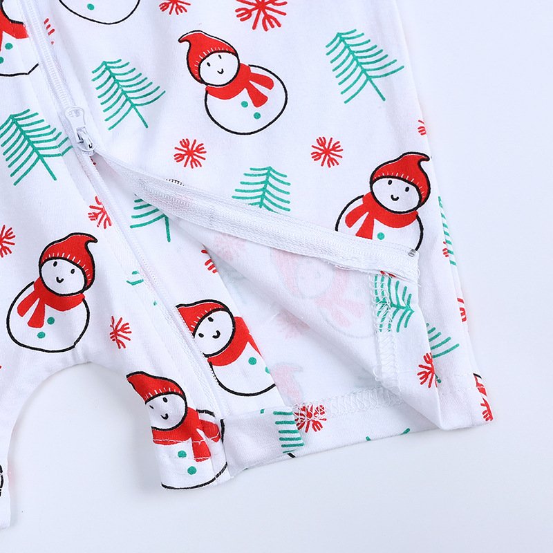 Custom Printed Cartoon Pattern Summer Baby Bamboo Crawl Romper Toddler Short Sleeve Go Out Baby Zip Romper