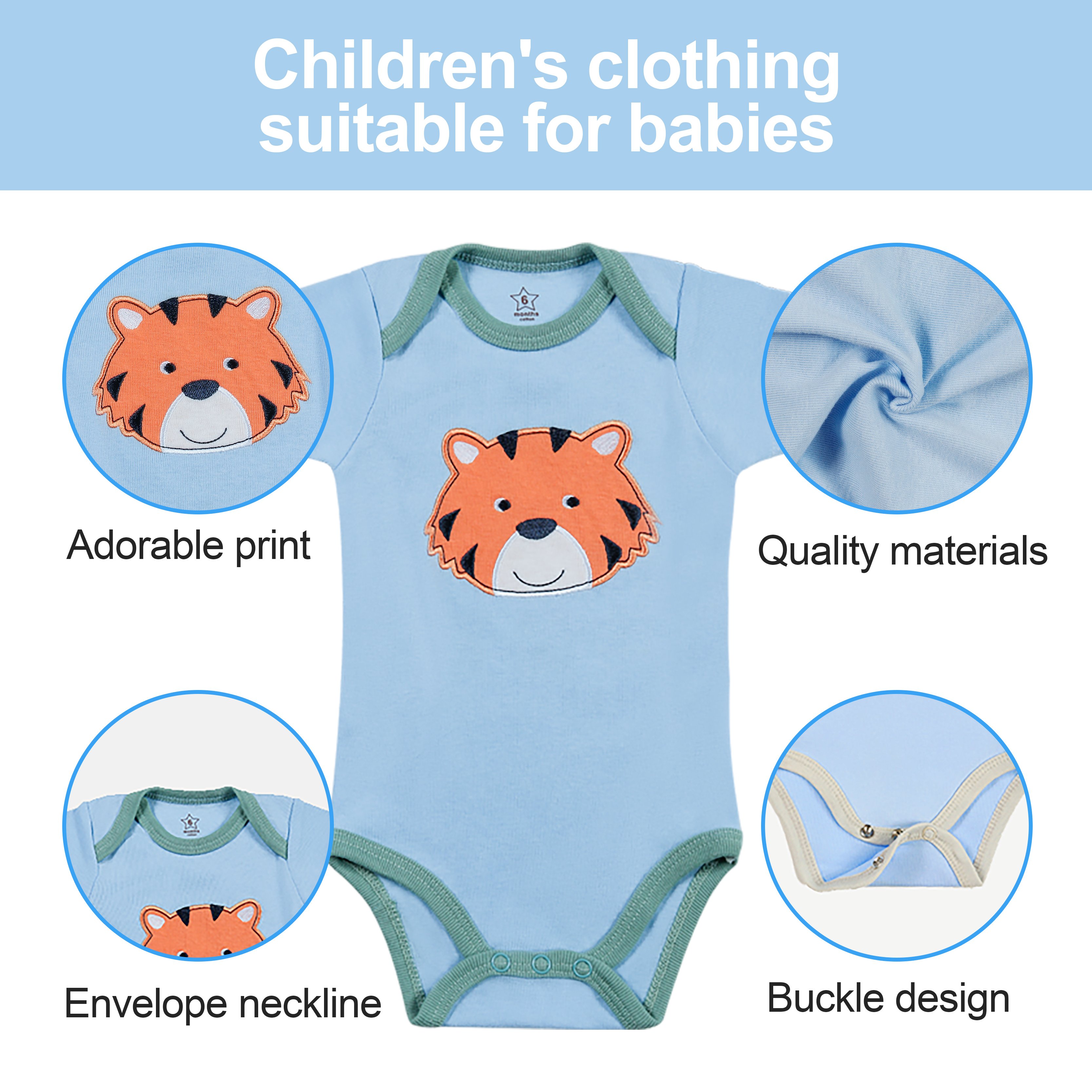 Random color jumpsuit for newborns Knitted Rompers Baby hort Sleeve Bodysuit Onesie pcs 0 to 24 months baby clothes