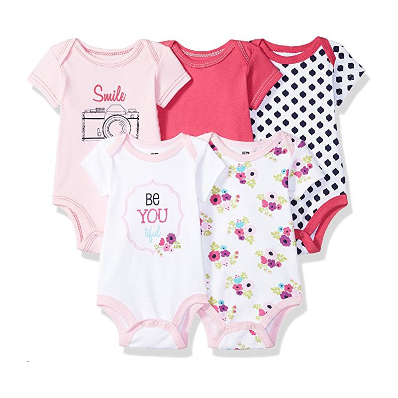 BKD 2019 new short sleeve OEM design girl baby clothes