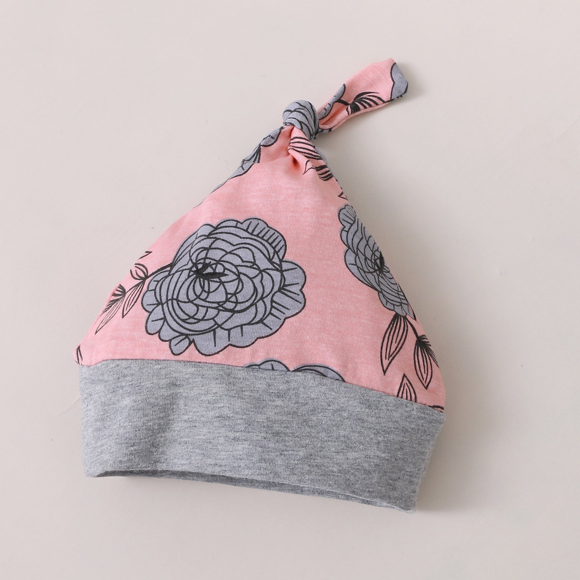 Ins Newborn Baby Girl Casual Clothing Set Lovely Romper Pants Print Design Cotton 4pcs Clothing Set