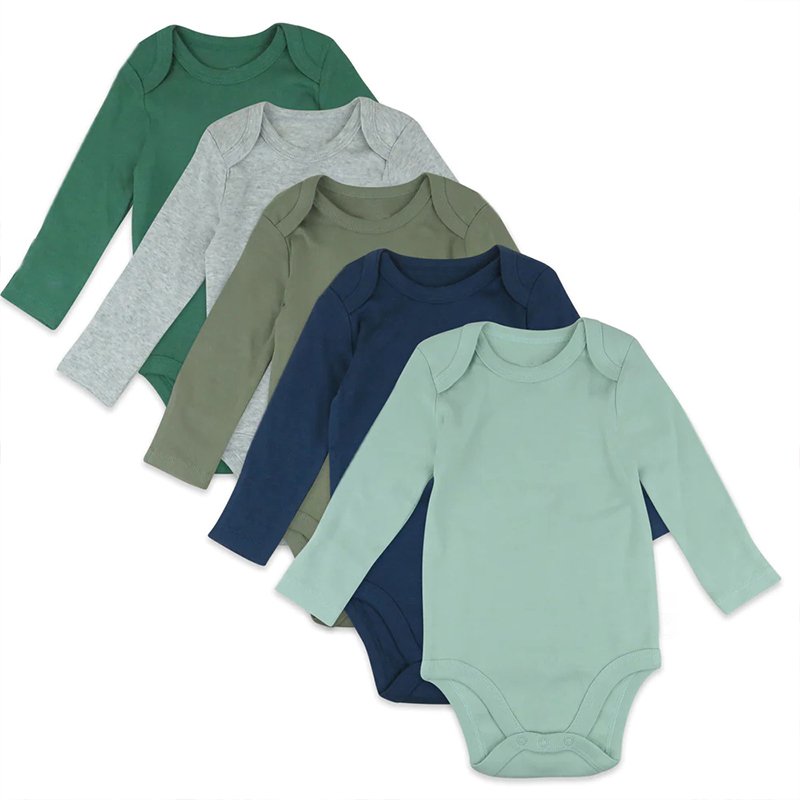 Pima cotton baby bodysuit sustainable baby onesie eco friendly sleepsuit baby jumpsuit organic custom infant onesie rompers