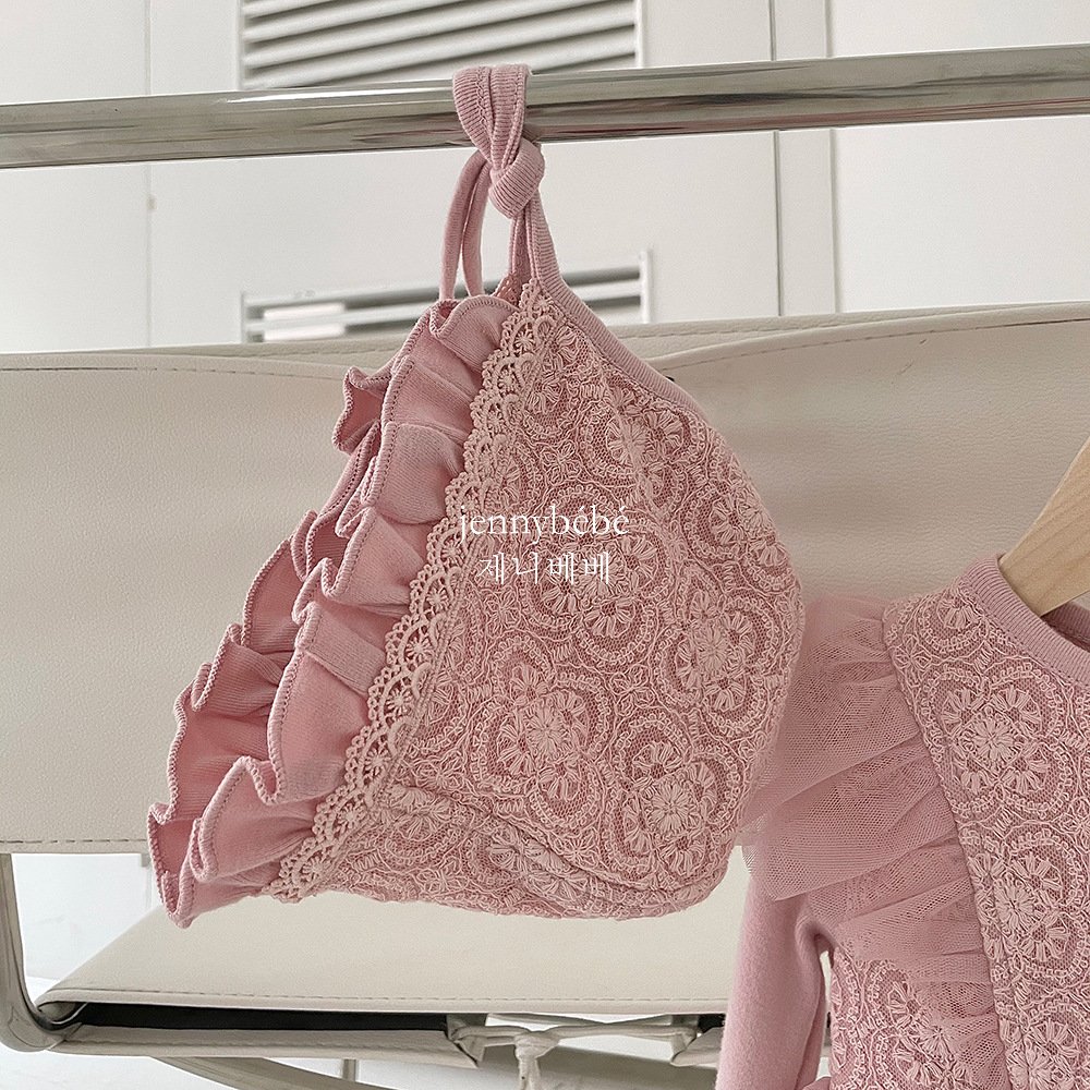 2022 Autumn New Baby Clothing Baby Lace Bodysuit High Quality Baby Fashion Dress Princess romper