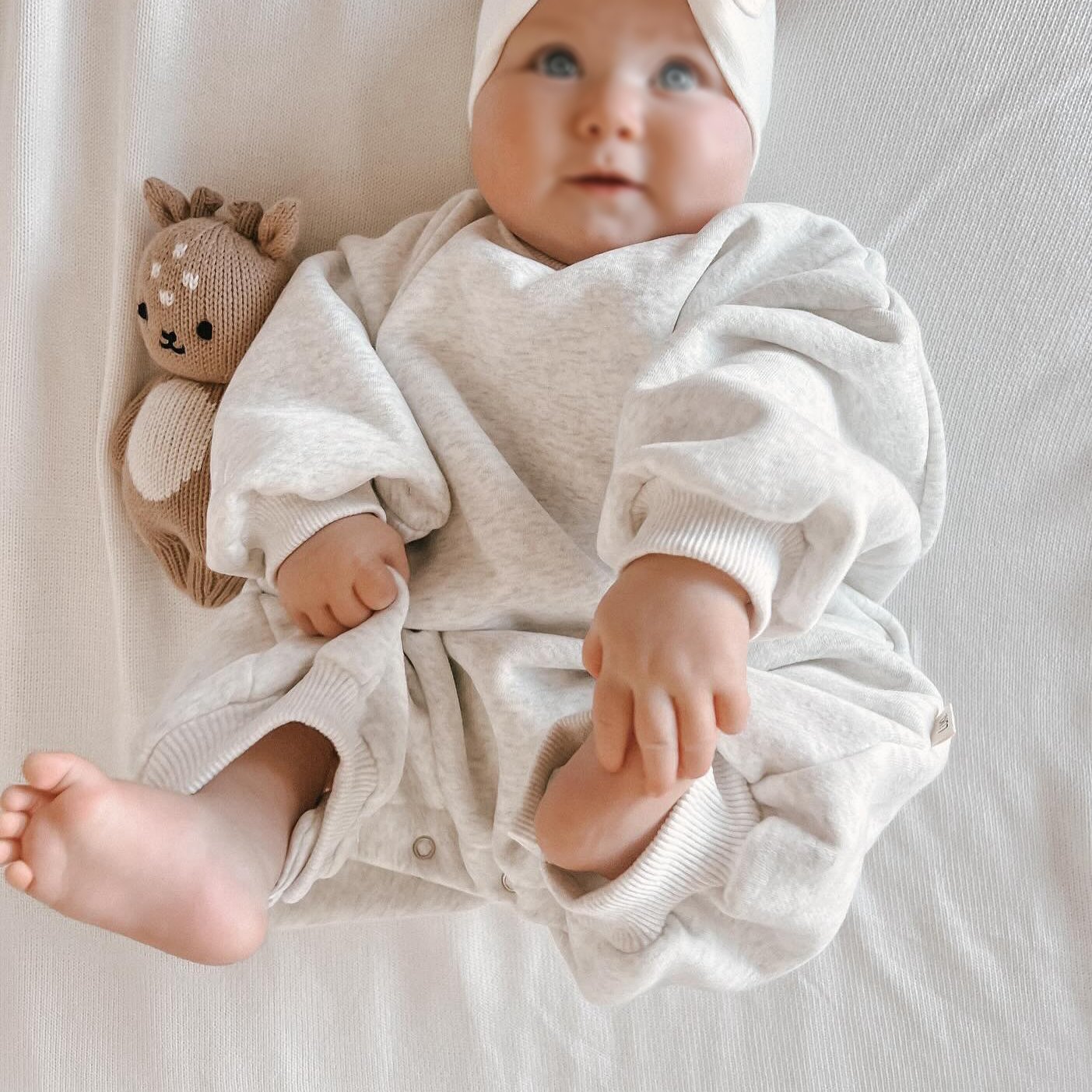 Winter Unisex Knitted Baby Clothes Customized Size Button Fly Full Sleeve Newborn Jumpsuit Baby Rompers